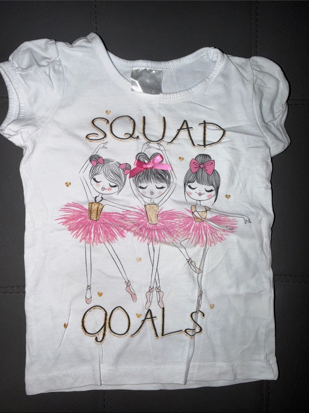 🏷️ 5 for $25 🏷️ Beautees 4T ballerina squad shirt